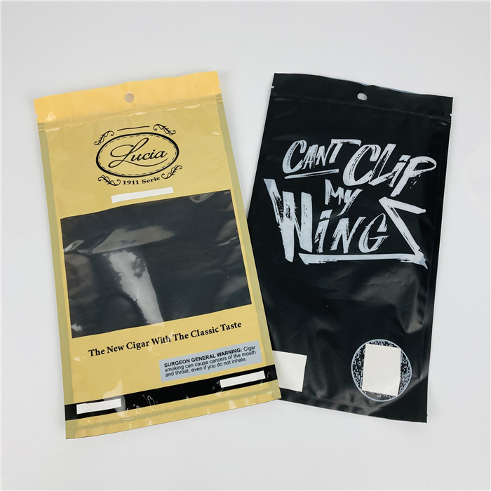 শণ সিগার ধূমপানের পাতাগুলি ভোঁতা মোড়ানো জন্য কাস্টম গন্ধ প্রুফ অ্যালুমিনিয়াম ফয়েল জিপলক প্যাকেজিং প্লাস্টিক ব্যাগ