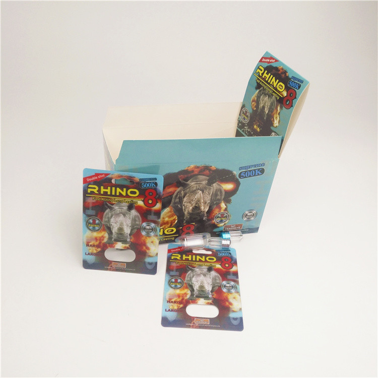 রাইনো ম্যাগনামের জন্য 90mic সেক্সুয়াল পিলস ব্লিস্টার পেপার কার্ড