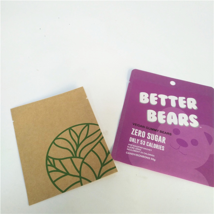 কুকি ক্যান্ডির জন্য VMPET 1.2C NY 1.5C ফ্ল্যাট স্ন্যাক প্যাকেজিং ব্যাগ Cmyk