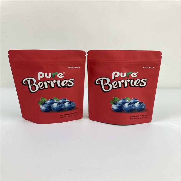 3.5 গ্রাম বীজের জন্য ISO BOPP VMPET Zip Lock Food Pouch Gravure