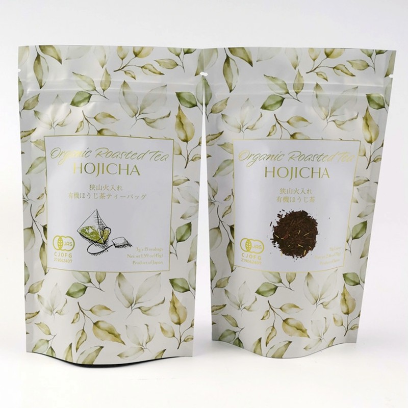 VMPET FDA Cmyk Matte অ্যালুমিনিয়াম ফয়েল পাউচ 150mic Matcha চা পাউডার