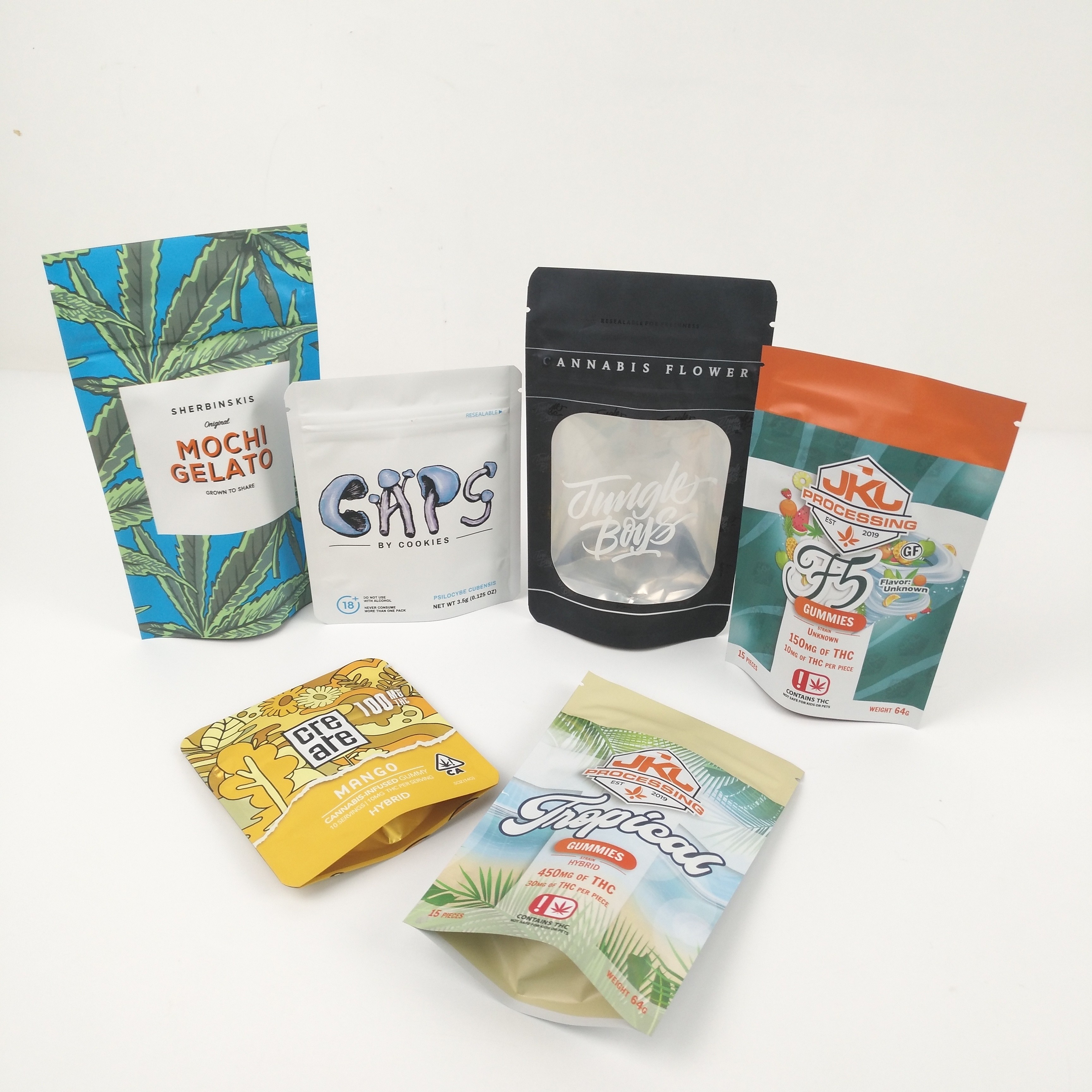 CMYK 200mic ম্যাট অ্যালুমিনিয়াম ফয়েল পাউচ VMPET Gravure Doypack Zipper Pouch