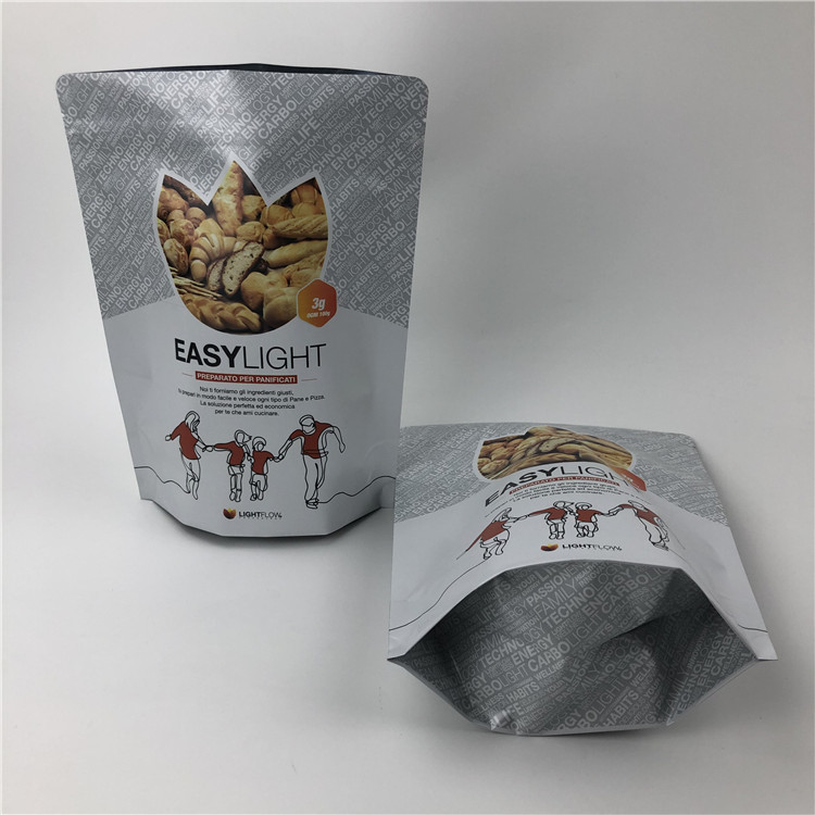 200mic CMYK MOPP Moringa প্রোটিন পাউডারের জন্য জিপলক ব্যাগ 1000g SGS স্ট্যান্ড আপ