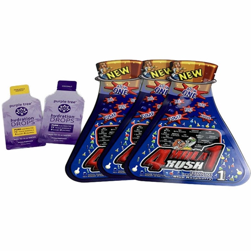 বিশেষ আকৃতির কাস্টম প্রিন্ট মাইলার সফট টাচ প্লাস্টিক প্যাক ডেল্টা 8 ভোজ্য পাউচ কসমেটিক ক্রিম শ্যাম্পু স্যাচে