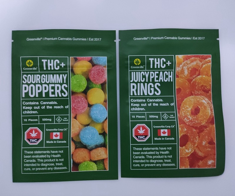 1g 4g 7g 10g অ্যালুমিনিয়াম ফয়েল বাডিস প্যাকেজিং ব্যাগ CBD গামিস পাউচ ডেল্টা 8 জিপার সহ গন্ধ প্রুফ ব্যাগ