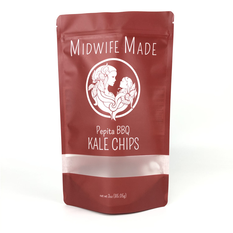 অ্যালুমিনিয়াম ফুড প্যাকেজিং ব্যাগ ম্যাট ইফেক্ট প্লাস্টিক লেমিনেটেড স্ট্যান্ড আপ চা মিক্সড ভেজিস পাউচ পাউচের জন্য চিপস