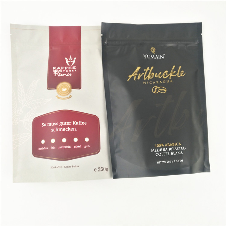 CMYK MOPP রিসেলযোগ্য জিপার পাউচ আর্দ্রতা প্রমাণ ক্রাফট পেপার OPP AL