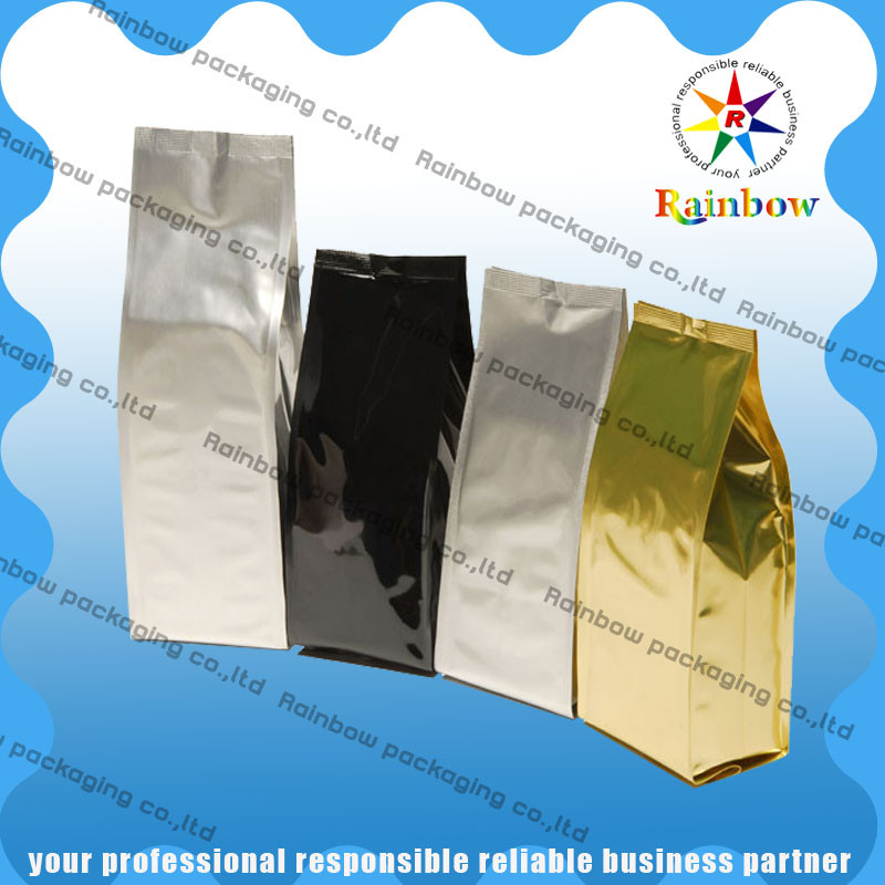 কাস্টম কফি স্ট্যান্ড আপ Ziplock সঙ্গে রঙিন মুদ্রণ লাইটওয়েট