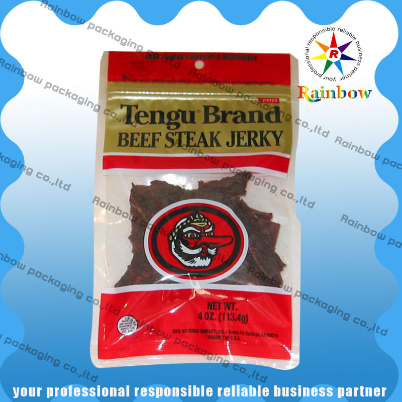 খাদ্য গ্রেড ফয়েল ব্যাগ প্যাকেজিং তাপ-সীল পরিষ্কার উইন্ডো সম্পূর্ণ মুদ্রণ