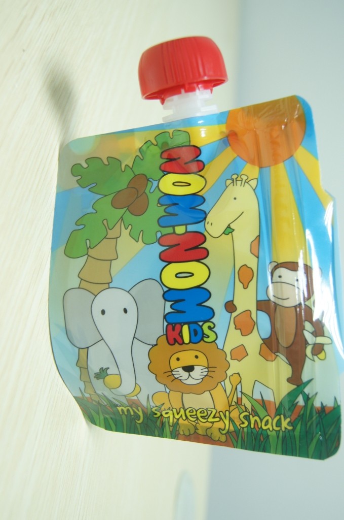 সম্পূর্ণ মুদ্রণ সঙ্গে কাস্টম উপাদান শিশুর খাদ্য অ্যালুমিনিয়াম ফয়েল স্পাউথ পাউন্ড প্যাকেজিং