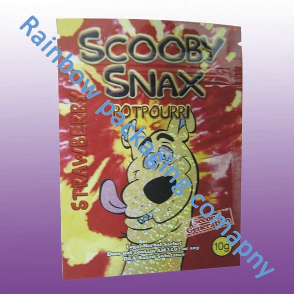 Ziplock হার্বাল ধূপ প্যাকেজিং, কাস্টমাইজড রঙিন মুদ্রণ জিপ প্লাস্টিকের ব্যাগ