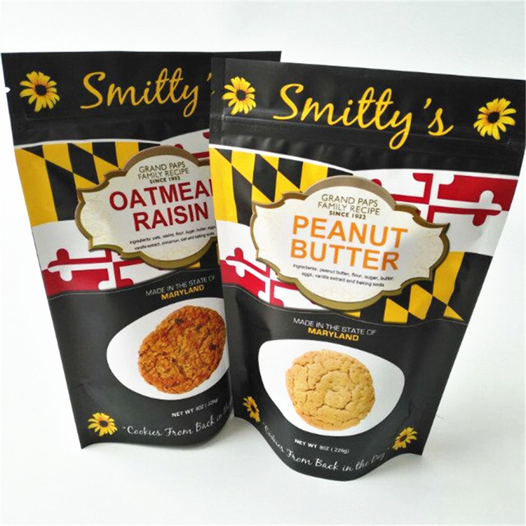 স্নেক ডয়প্যাক ফুড স্ট্যান্ড আপ পাউচ 12C CMYK MOPP প্লাস্টিক জিপার ব্যাগ