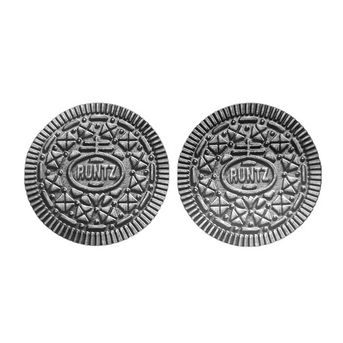 কুকি রাউন্ড শেপ মাইলার অ্যালুমিনিয়াম ফয়েল ব্যাগ রিসেলযোগ্য ভোজ্য 3.5 গ্রাম ডাই কাট