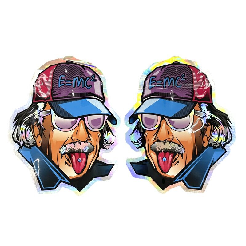 সফট টাচ মাইলার ফয়েল মিনি পাউচ ডাই কাট রাউন্ড আকৃতির জিপলক দিয়ে