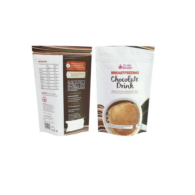 ডিজিটাল প্রিন্টিং স্ট্যান্ড আপ জিপার পাউচ ব্যাগ কফি চা পাউডার খাদ্য প্যাকেজিং ব্যাগ