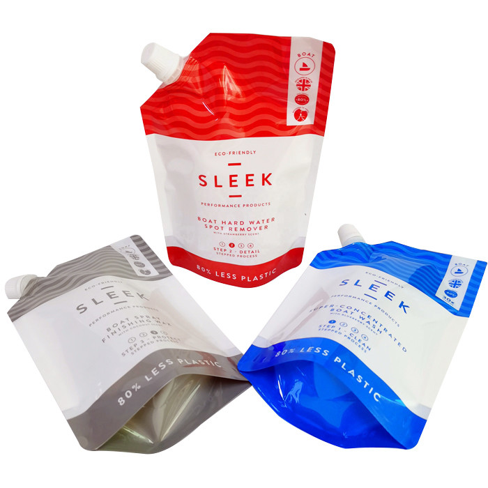 CMYK প্যানটোন স্পাউট পাউচ ব্যাগ 240mic Gravure স্ট্যান্ড আপ স্পাউট পাউচ