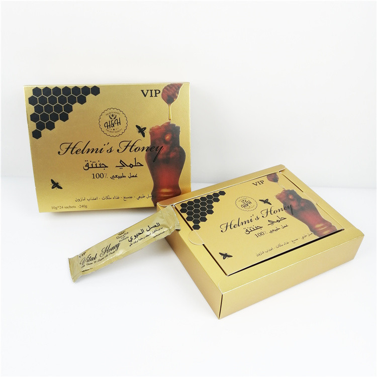 কাস্টম মুদ্রিত খালি 20 গ্রাম প্লাস্টিক প্যাকেজিং ব্যাগ মধু খাদ্য গ্রেড ভোজ্য থলি