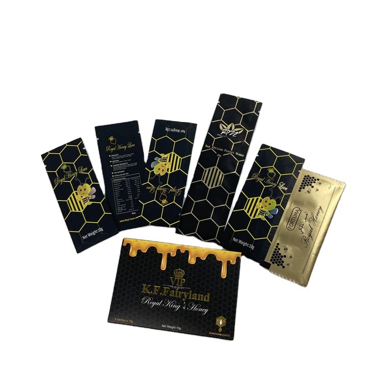 মৌমাছির জেলি হার্বাল মধু প্লাস্টিক পাউচ প্যাকেজিং 100% প্রাকৃতিক