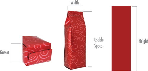 Laminated Bottom Gusset চা ব্যাগ প্যাকেজিং Ziplock রঙিন মুদ্রিত ম্যাট শেষ