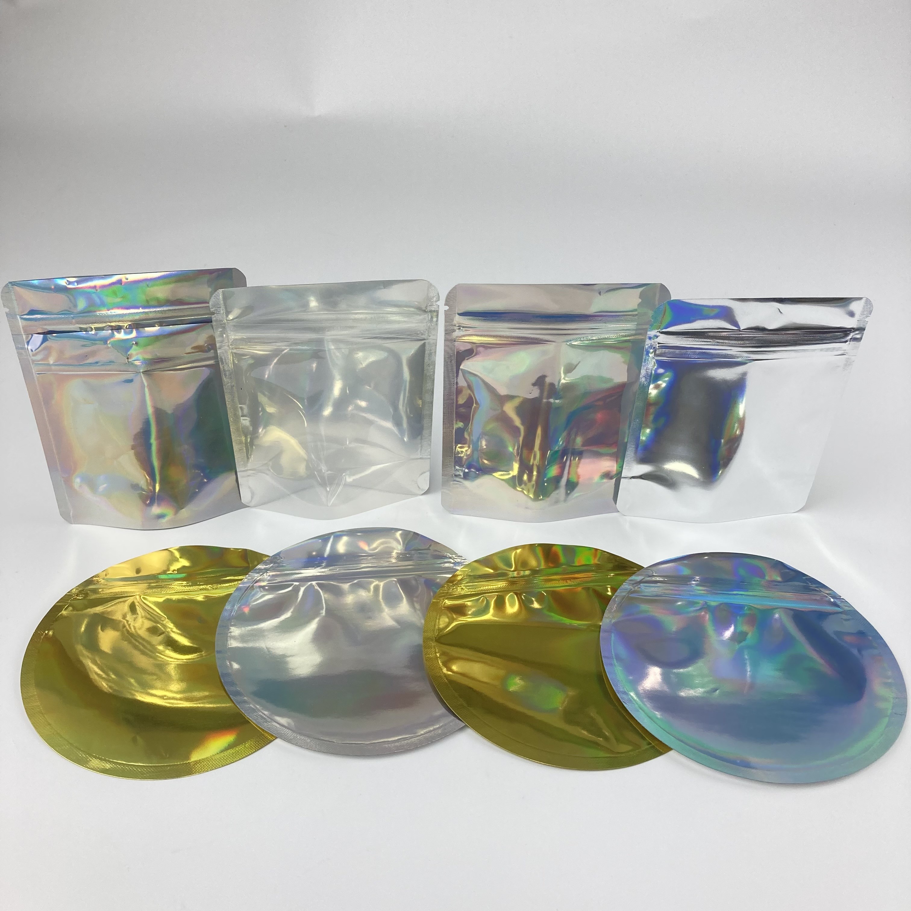 অ্যালুমিনিয়াম ফয়েল চা জলখাবার খাদ্য প্যাকেজিং স্ট্যান্ড আপ ব্যাগ জিপার কাস্টমাইজেশন