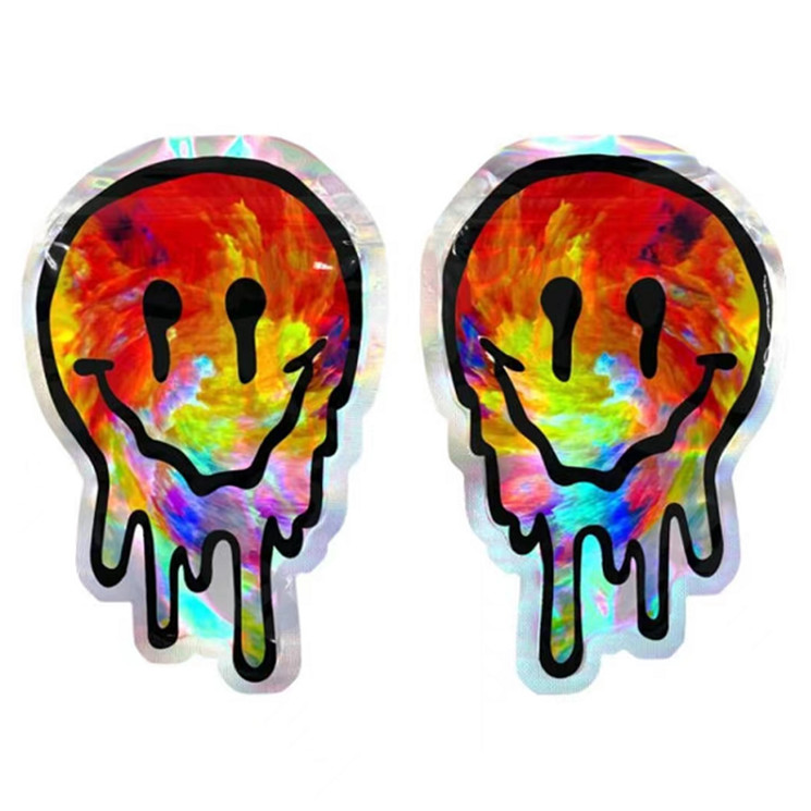 ক্যান্ডি কুকির জন্য 3.5g 7g রিসিলেবল জিপার মাইলার ফুড প্যাকেজিং অনিয়মিত আকার