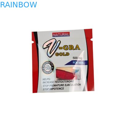 খাদ্য-গ্রেড তাপ সীল প্লাস্টিকের জিপার ব্যাগ সঙ্গে কাস্টম আকারের জন্য পিল ট্যাবলেট এবং ঔষধ ক্যাপসুল