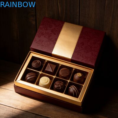 কাস্টম লোগো ব্যক্তিগতকৃত চকোলেট উপহার বাক্স প্যাকেজিং ক্যান্ডি চকোলেট কসমেটিক্স বাক্স খালি চকোলেট বার বাক্স